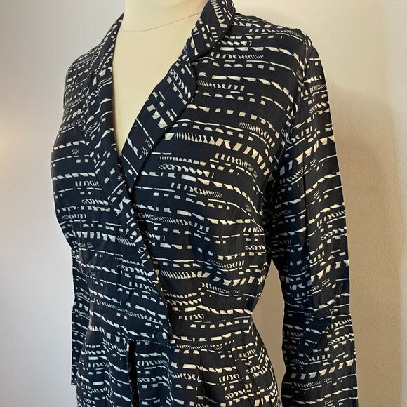 ASOS Women's Navy White Long Sleeved Romper Suit - US Size 6 - NWT - Picture 2 of 6